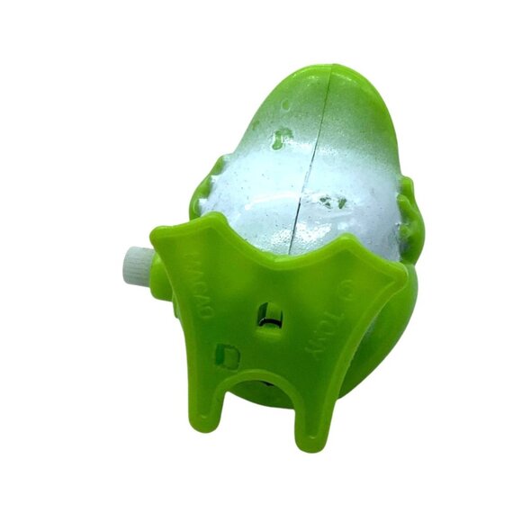 Vtg TOMY Wind-Up Green Frog Toy Spring-Action Movement Googly Eyes Pocket Pets - Picture 3 of 6